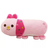 KUTKUT Cute Pet Dog Cat Plush Squeak Sound Dog Toy Funny Fleece Durability Chew Molar Toy Fit for All Pets (Pigy) - kutkutstyle